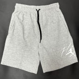 2025 Jordan Grey Pure Cotton Fabric Casual Short Pants M16