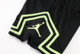 A2437 Jordan Green Black Casual Short Pants