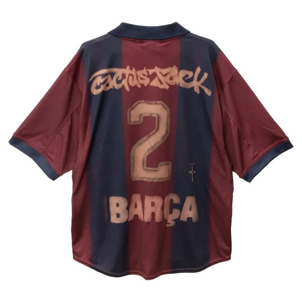 #2 BARCA  2025/26 BA Joint Edition Cactus Jack  Fans Soccer Jersey