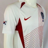 2002 South Korea Away White Retro Soccer Jersey