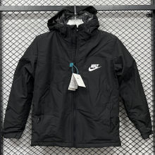 2025 NK Cotton Thickened warm Black Outdoor Jacket #P6加棉冲锋衣