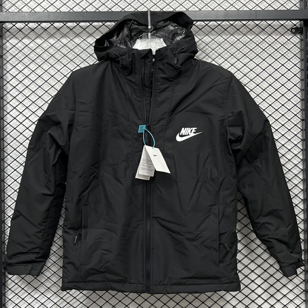 2025 NK Cotton Thickened warm Black Outdoor Jacket #P6加棉冲锋衣