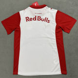 2025/26 RB SALZBURG Bull Red Home White Fans Jersey 萨尔茨堡红牛