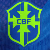 2025/26 Brazil Away Blue Player Version Jersey