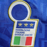 1995 Italy Home Blue Retro Soccer Jersey