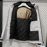 2025 PSG Jordan Cotton Thickened Warm Grey Outdoor Jacket #A805加棉冲锋衣