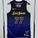2025 Lakers DONCIC #77 City Edition NBA Jersey