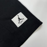 2025 Jordan Black Pure Cotton Fabric Casual Short Pants 黑标M001
