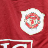2006/07 M Utd Home Red Retro Player Version Soccer Jersey 球员版