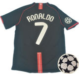 2007/08 M Utd Blue GK Retro Soccer Jersey
