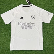 2024 ARS White Special Version Fans Jersey 胸前广告黑边