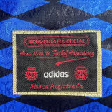 1994 Argentina Away Blue Retro Long Sleeve Soccer Jersey