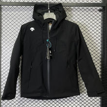 2025 DST Cotton Thickened Warm Black Outdoor Jacket #A802加棉冲锋衣