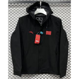 2025 ANTA Black Outdoor Jacket #F708冲锋衣
