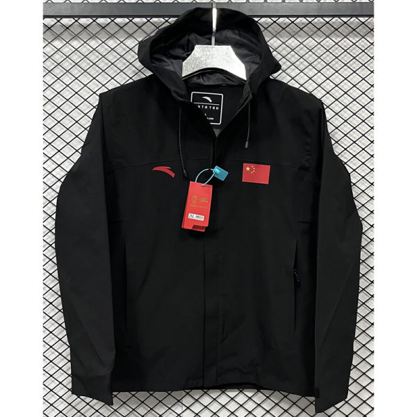 2025 ANTA Black Outdoor Jacket #F708冲锋衣