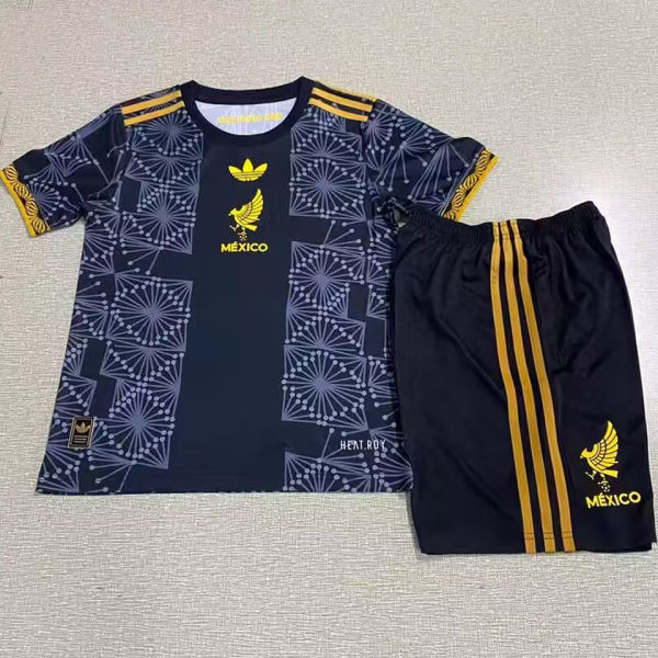 2024/25 Mexico Black Kids Soccer Jersey