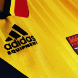 1993/94 ARS Away Yellow Retro Long Sleeve Soccer Jersey