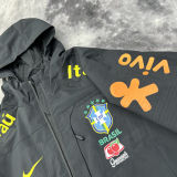 2025 Brazil Black Outdoor Jacket #102冲锋衣