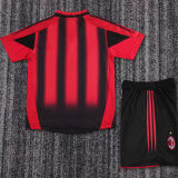 2004/05 AC Milan Home Retro Kids Soccer Jersey