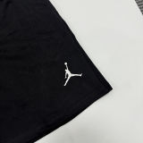 2025 Jordan Black Pure Cotton Fabric Casual Short Pants M19