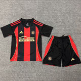 2025/26 Atlanta United Home Red Black Kids Soccer Jersey