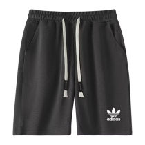 2025 AD Light Black Pure Cotton Short Pants 铁灰