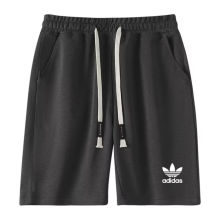 2025 AD Light Black Pure Cotton Short Pants 铁灰
