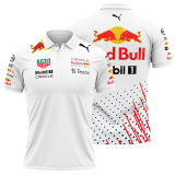 2022 Red Bull Racing White F1 Team POLO T-Shirt