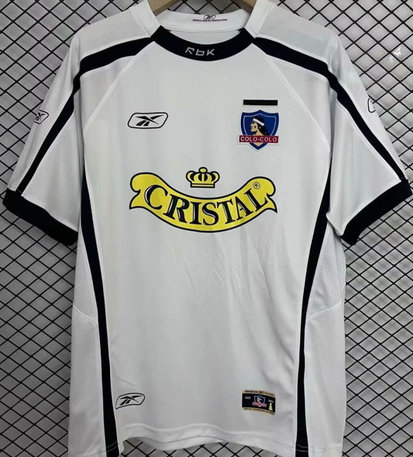 2005 Colo-Colo Home White Retro Soccer Jersey