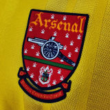 1993/94 ARS Away Yellow Retro Long Sleeve Soccer Jersey