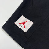 2025 Jordan Black Pure Cotton Fabric Casual Short Pants M001 红标