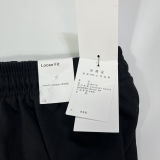 2025 Jordan Black Pure Cotton Fabric Casual Short Pants 黑标M001