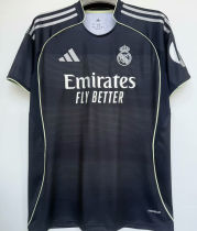 2025/26 RM 1:1 Quality Away Black Fans Soccer Jersey