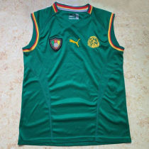 2002 Cameroun Home Green Retro Soccer Jersey