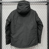 2025 PSG Jordan Cotton Thickened warm Black Outdoor Jacket #P2加棉冲锋衣