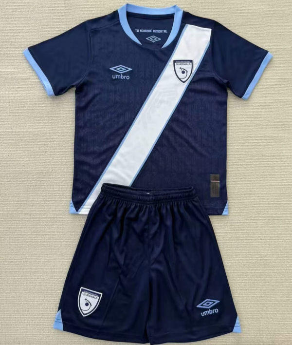 2025/26 Guatemala Away Kids Soccer Jersey