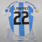 2024/25 Argentina 1:1 Quality Home Fans Jersey （CONMEBOL COPA 2024 Version 美洲杯版）