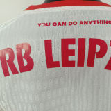 2025/26 RB L Home White Player Version Soccer Jersey  莱比锡红牛