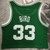 Celtics BROD #33 Retro Green NBA Girl Jersey