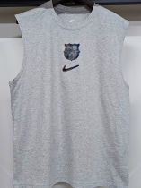 2025 BA Grey Pure Cotton Vest Jersey