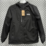 2025 VANS Velvet Thickened warm Black Outdoor Jackets #F7加绒冲锋衣