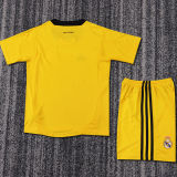 2011/12 RM Goalkeeper Yellow Retro Kids Soccer Jersey