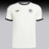 2024 Germany White Cotton Retro Style T-shirt