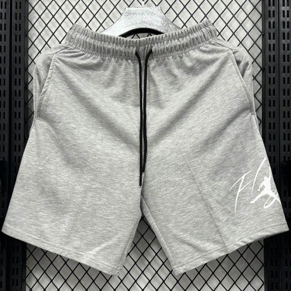 2025 Jordan Grey Pure Cotton Fabric Casual Short Pants M16