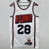 2025 Rockets SENGUN #28 White City Edition NBA Jersey