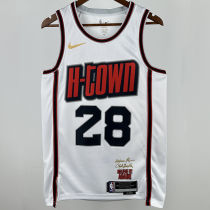 2025 Rockets SENGUN #28 White City Edition NBA Jersey