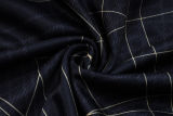 2025 PSG Black Gold Stripe Half Pull Sweater Tracksuit