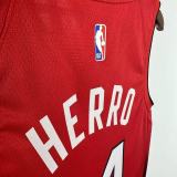 2025 Miami Heat HERRO #14  Red City Edition NBA Jerseys 热压