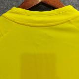 2002 Brazil Home Yellow Retro Long Sleeve Soccer Jersey