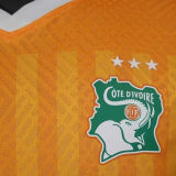 2022/23 Ivory Coast Home Orange Player Version Jersey （3 stars 三星）
